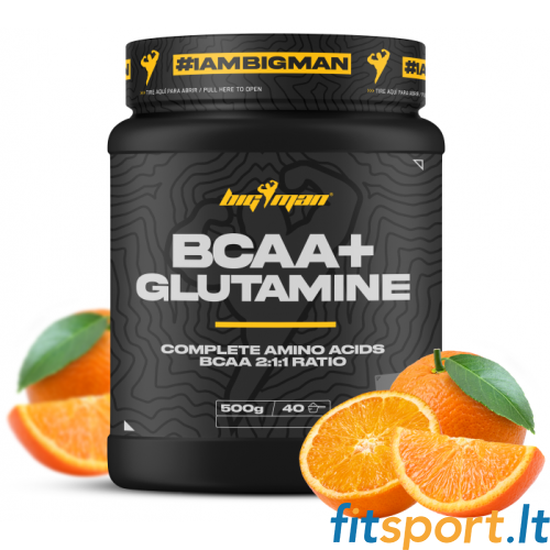 BigMan Nutrition BCAA + Glutamin 500 g. 