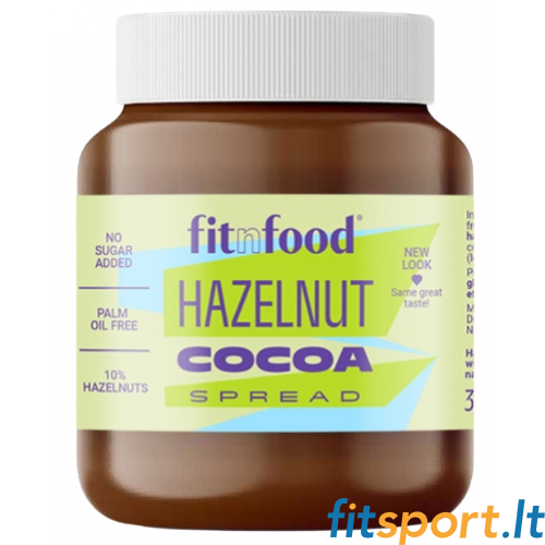 FitnFood Haselnuss-Kakao-Aufstrich 350 g. FitnFood Haselnuss-Kakao-Aufstrich 350 g.