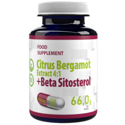 Hepatica Citrus Bergamot (4:1 Extrakt) + Beta-Sitosterol 120 Kapseln.