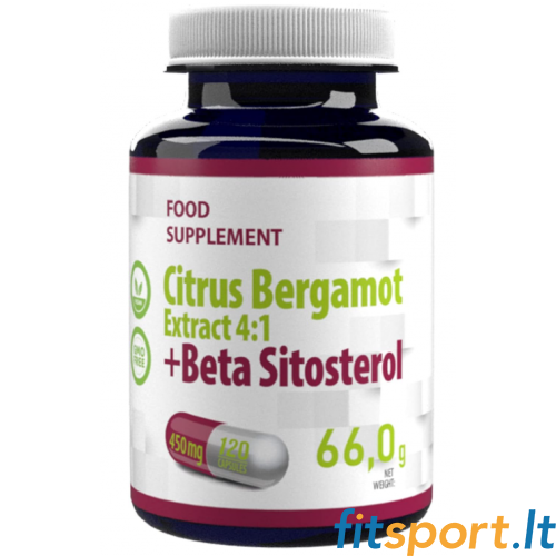 Hepatica Citrus Bergamot (4:1 Extrakt) + Beta-Sitosterol 120 Kapseln. 