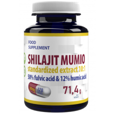 Hepatica Shilajit Mumio 120 Kapseln. (10:1 Auszug)