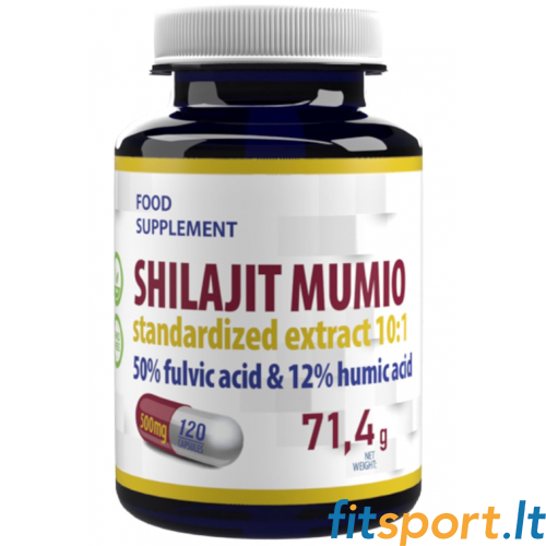 Hepatica Shilajit Mumio 120 Kapseln. (10:1 Auszug) 