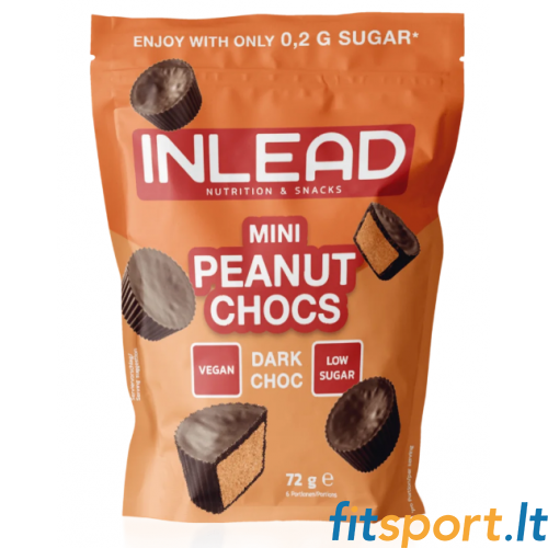 Inlead Mini-Erdnussschokolade, 72 g. Inlead Mini-Erdnussschokolade, 72 g.