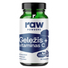 Raw Powders Eisen + Vitamin C 90 Kapseln.