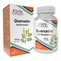 Tulip BioPharma Quercetin mit Bromelain 120 Kapseln.