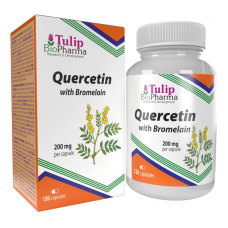 Tulip BioPharma Quercetin mit Bromelain 120 Kapseln.