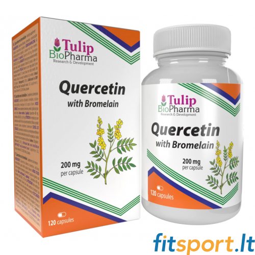 Tulip BioPharma Quercetin mit Bromelain 120 Kapseln. Tulip BioPharma Quercetin mit Bromelain 120 Kapseln.