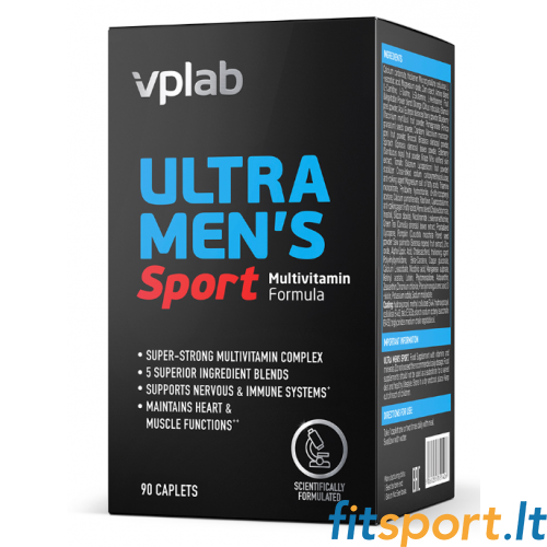 VpLab Ultra Men's Sport Multivitamin 90 Tabletten. VpLab Ultra Men's Sport Multivitamin 90 Tabletten.