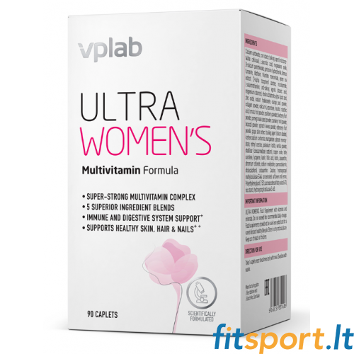 VpLab Ultra Multivitamin-Formel für Frauen, 90 Tabletten. VpLab Ultra Multivitamin-Formel für Frauen, 90 Tabletten.