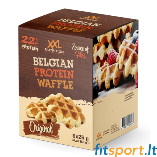 XXL Nutrition Belgische Proteinwaffel (6 x 25/30 g.) 