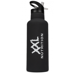 XXL Nutrition Isolierflasche mit Strohhalm, 500 ml.