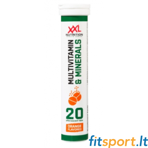 XXL Nutrition Multivitamine & Mineralien 20 Brausetabletten. XXL Nutrition Multivitamine & Mineralien 20 Brausetabletten.
