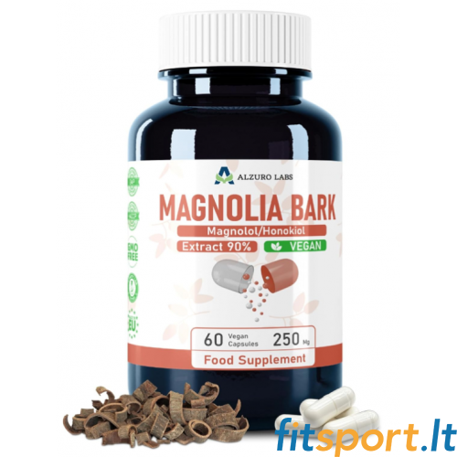 Alzuro Labs Magnolienrinde 60 Kapseln (60:1 Extrakt) 