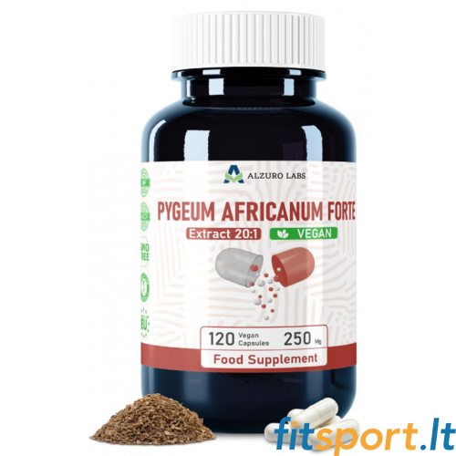 Alzuro Labs Pygeum Africanum Forte 120 Kapseln. (20:1 Auszug) 