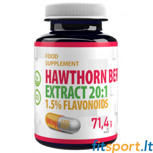 Hepatica Weißdornbeere 120 Kapseln (20:1 Extrakt) 