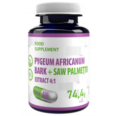 Hepatica Pygeum Africanum Rinde + Sägepalme 120 Kapseln. (4:1 Auszug)