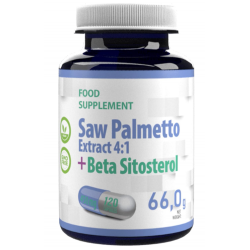 Hepatica Sägepalme (4:1 Extrakt) + Beta-Sitosterol 120 Kapseln.
