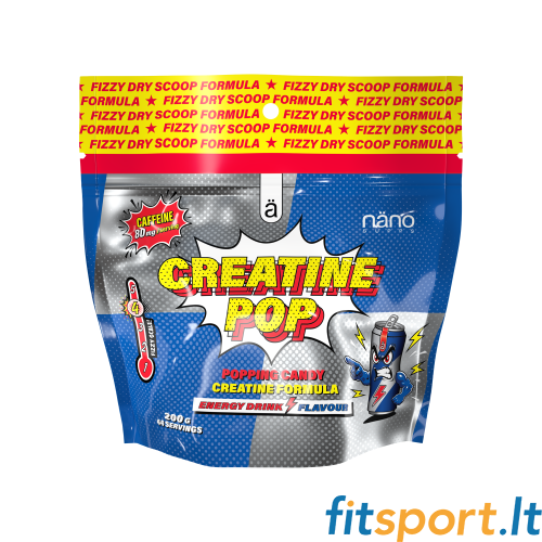 Nano Supps Kreatin-Pop mit Koffein 200 g. 
