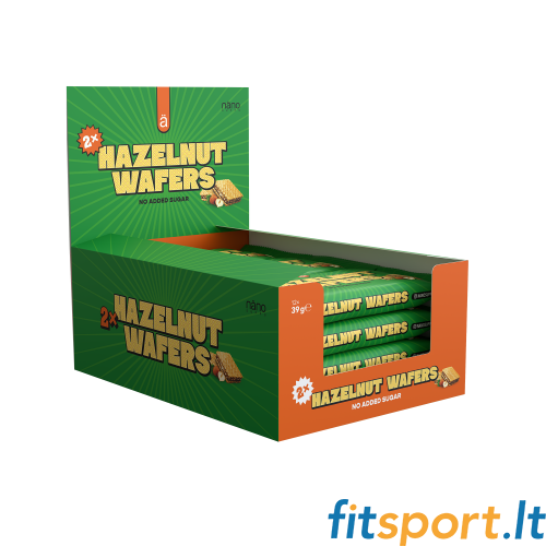 Nano Supps Haselnusswaffeln (12 x 39 g.) 