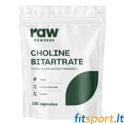 Rohpulver Cholinbitartrat 120 Kapseln. 