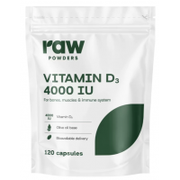 Raw Powders Vitamin D3 4000 I.U. 120 graves