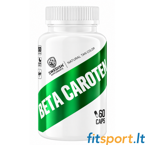 Swedish Supplements Beta-Carotin 60 Kapseln. 