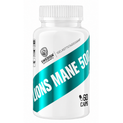 Swedish Supplements Lions Mane 500 60 Kapseln.