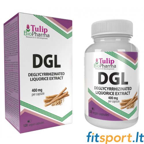 Tulip BioPharma Deglycyrrhizinierter Süßholzextrakt (DGL) 120 Kapseln. 