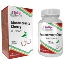 Tulip BioPharma Montmorency-Kirsche 180 Kapseln. (50:1 Extrakt)