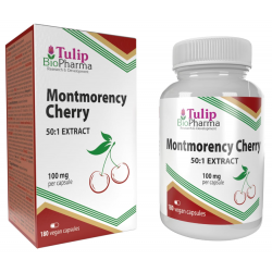 Tulip BioPharma Montmorency-Kirsche 180 Kapseln. (50:1 Extrakt)
