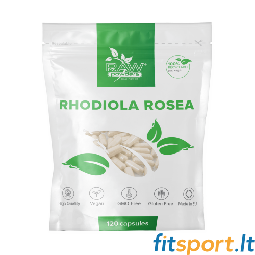 Rohpulver Rhodiola Rosea-Extrakt 120 Kapseln. 