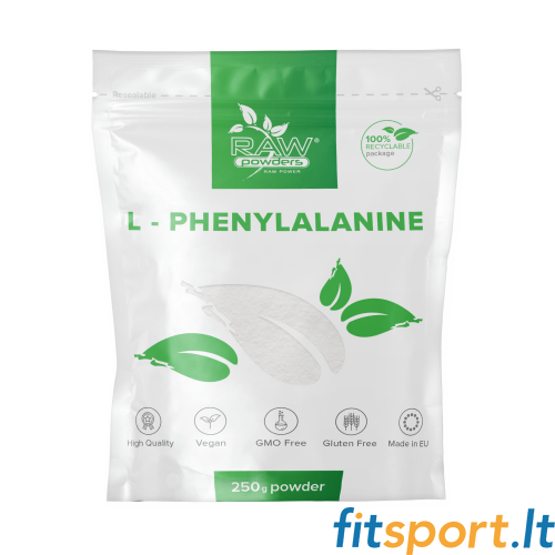 Raw Powders L-Phenylalanin 250 g. 
