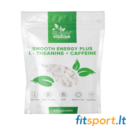 Smooth Energy Plus (L-Theanin + Koffein) (60 Kapseln) Smooth Energy Plus (L-Theanin + Koffein) (60 Kapseln)