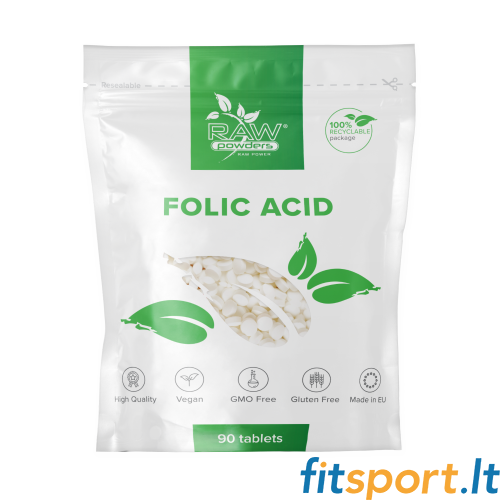 Raw Powders Folsäure 90 Tabletten 