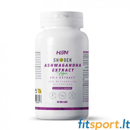 HSN Ashwagandha-Extrakt (40:1) Shoden® (35 % Withanolide) 240 mg – 60 Kapseln. 