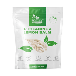 Raw Powders™ L-Theanin & Zitronenmelisse, 60 Kapseln.