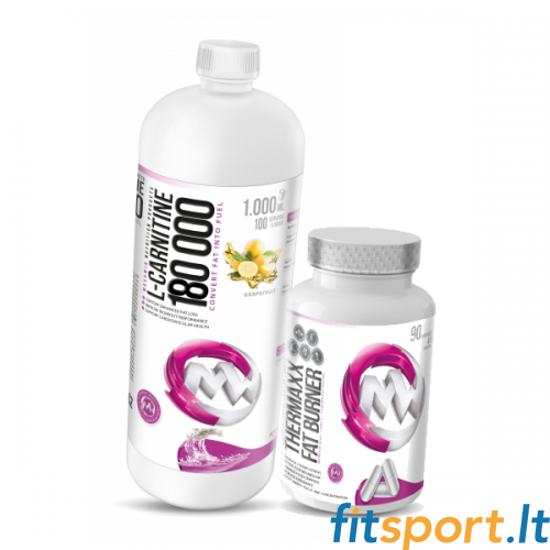 MaxxWin L-Carnitine 180 000 1000 ml + TherMaxx Fat Burner 90 kaps. MaxxWin L-Carnitine 180 000 1000 ml + TherMaxx Fat Burner 90 kaps.
